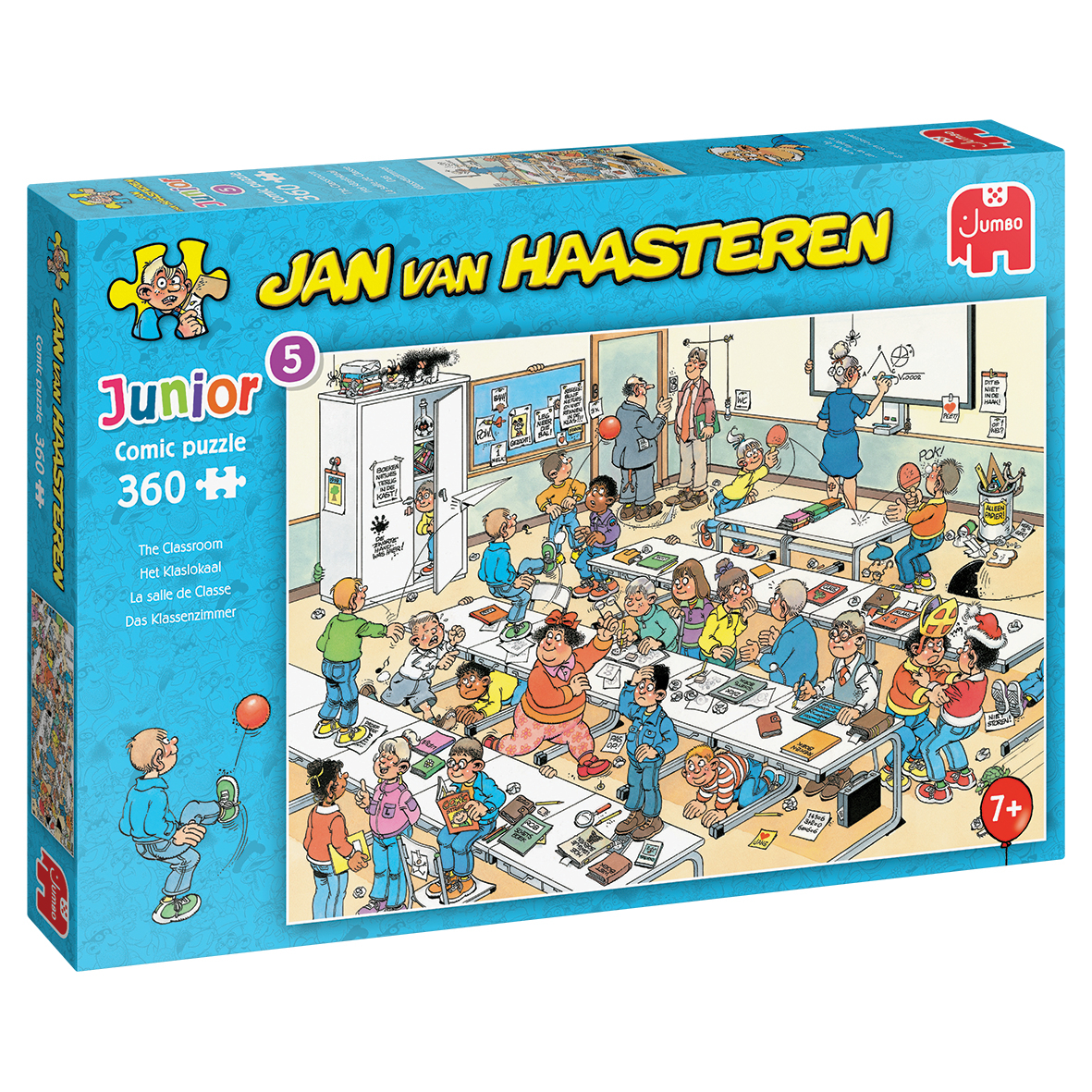 Jumbo Jan van Haasteren Junior Het Klaslokaal 360 stukjes - Kinderpuzzel