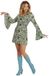WIDMANN Groovy Gavin 70s Damesjurk, Golven Vrouw