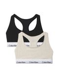 Calvin Klein Underwear BH Katoen/Modal Beige/Zwart/Wit XL