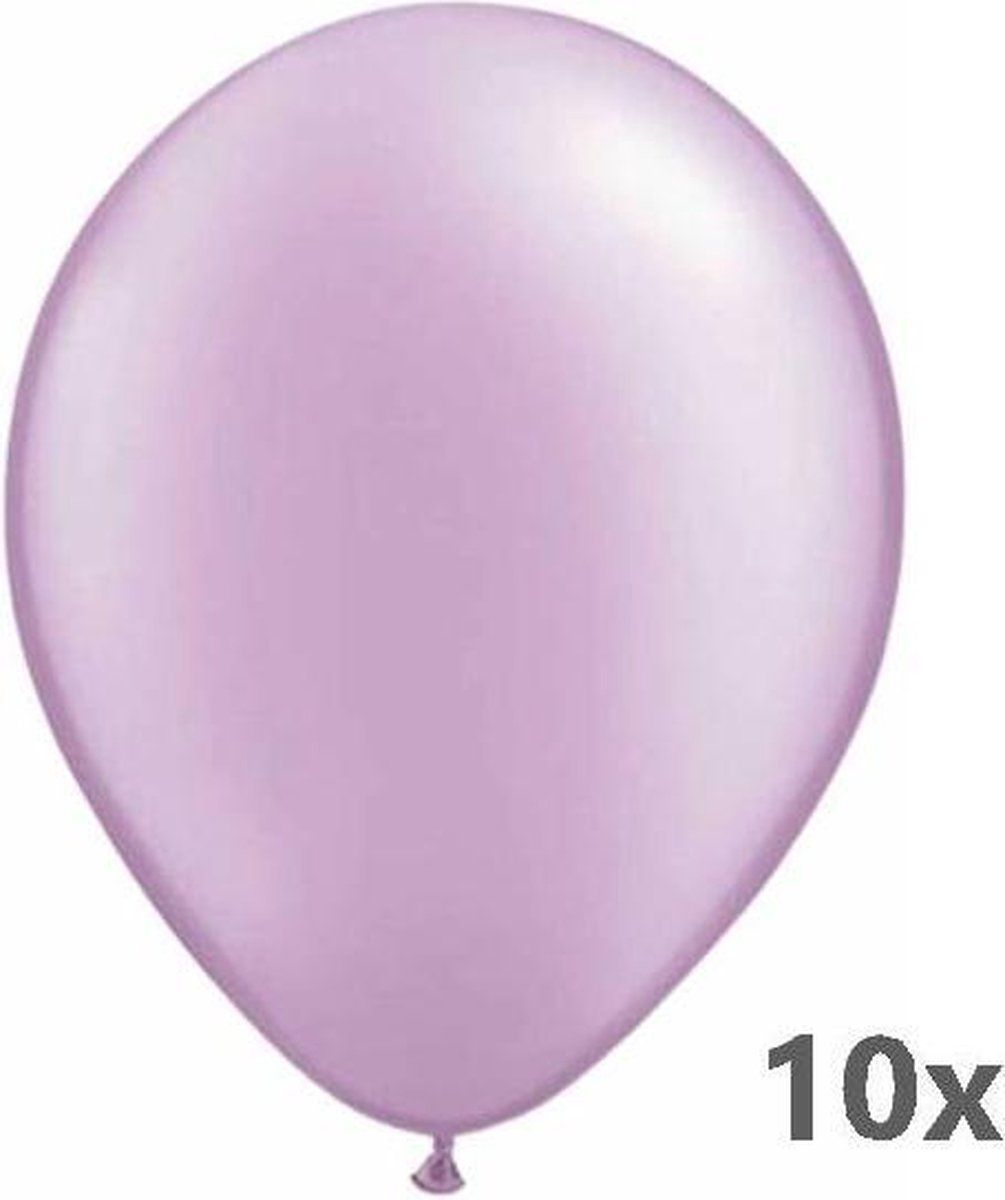 Folat 08412 lavendel- lila ballonnen metallic 10 stuks