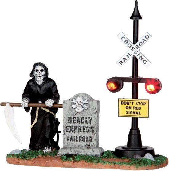 Lemax Grim Railway Switchman - Halloween - 10.5 cm - Plastic