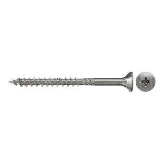 fischer Spaanplaatschroef PowerFast 5 x 60 Verzonken kop A2 deeldraad PZ 100 stuks