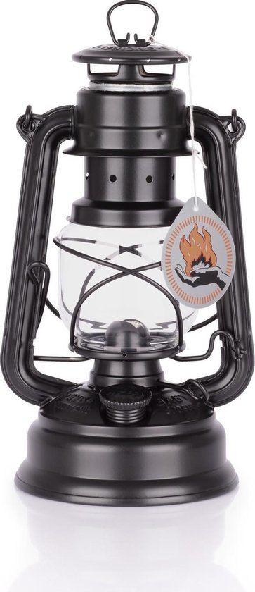 Feuerhand stormlamp Matzwart