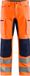 Blåkläder High Vis broek met stretch 1585-1811 - High Vis Oranje/Marineblauw - D112