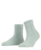 FALKE Bedsock damessokken, ademend, klimaatregulerend, geurremmend, Angora-wol, dik, geribbeld, warm, zacht, zachte randen, geen druk op het been, 1 paar, Peppermint Groen 7792