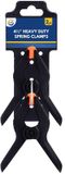 DID Zeilklemmen - 2x stuks - 11 cm - Zwart