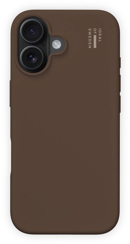 iDeal of Sweden Silicone Case geschikt voor MagSafe geschikt voor iPhone 16 - Mocha Mousse