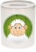 Bellatio Decorations Vrolijke schaap dieren spaarpot 9 cm - schapen - spaarpotten voor kinderen