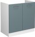 Vicco R-Line meuble sous vasque – 80 cm sans plan de travail bleu-gris