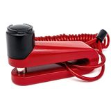 RADIKAL RK510R diefstalbeveiliging voor motorfiets, veiligheidsschijf, scooter, fiets, stalen pen ø 10 mm, slotafdekking en herinneringskabel