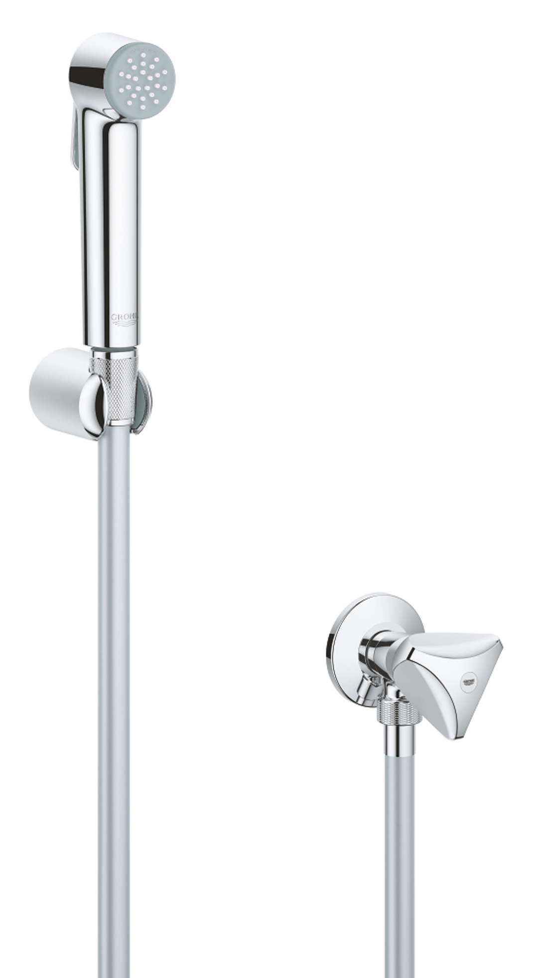 Grohe Tempesta - Hoekstopkraan met bidet handdouche - Chroom 26357000