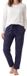 Schiesser Dames pyjama Mix & Relax donkerblauw / crème