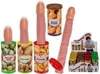 OOTB Plastic Jumpende Willy in Blik Grappig Cadeau 3 kleuren