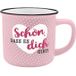 Sheepworld Schön, dass es Dich gibt! mok Zwart, Roze, Wit
