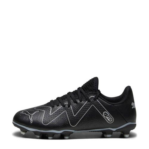 Puma Future Play voetbalschoenen zwart/zilver