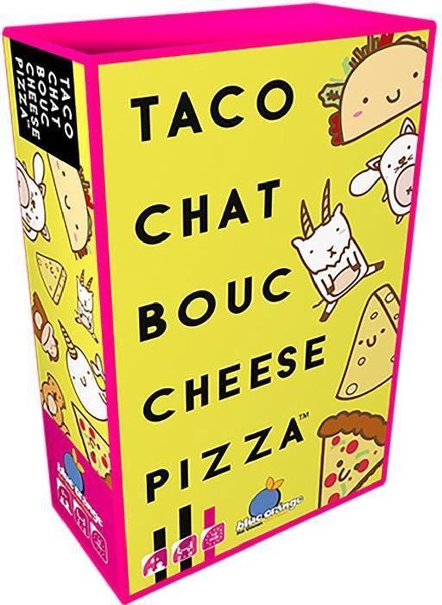 Blue Orange TACO CHAT BOUC KAAS PIZZA