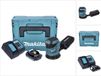 Makita DBO 180 SY1J 18 V 125 mm accu excentrische schuurmachine + 1x 1,5 Ah accu + lader + Makpac