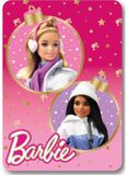 Barbie Fleece deken 100 x 140 cm Roze