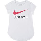 Nike T-shirt met Korte Mouwen voor kinderen Swoosh JDI Wit