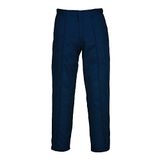 Portwest S885 Mayo Broek Lange Pasvorm 3 Opbergzakken Polykatoen Duurzaam | Marineblauw, UPF 50+, Unisex, Klittenbandsluiting, Rekbaar, Haak- en Staafsluiting, 2 Zijzakken, Knoopsluiting
