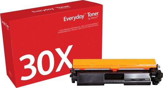 Xerox Compatible Toner Xerox 006R03641 Black - Everyday Zwart Toner compatibel met HP 30X (CF230X), High capacity