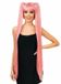 CHAKS Lange cosplaypruik roze