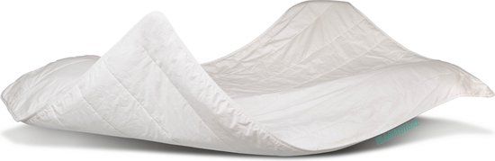 H&D Summer Silk Zomerdekbed - Tussah wildzijde - 200x220cm - Wit