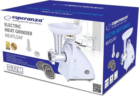 Esperanza EKM031 Meat Grinder - White - 2000W
