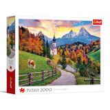 Trefl - Beierse Alpen in de herfst - 2000 stukjes - DIY-legpuzzel, creatief vermaak, klassieke puzzels voor volwassenen en kinderen vanaf 14 jaar