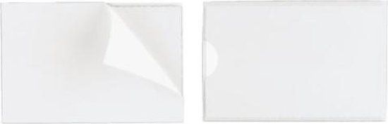 Durable Pocketfix - Etikethouder - 57x90mm - Zelfklevend - 10 stuks - Transparant