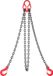 VEVOR Kettingstrop, 8 mm x 3 m Hijsketting met 2 Haken
