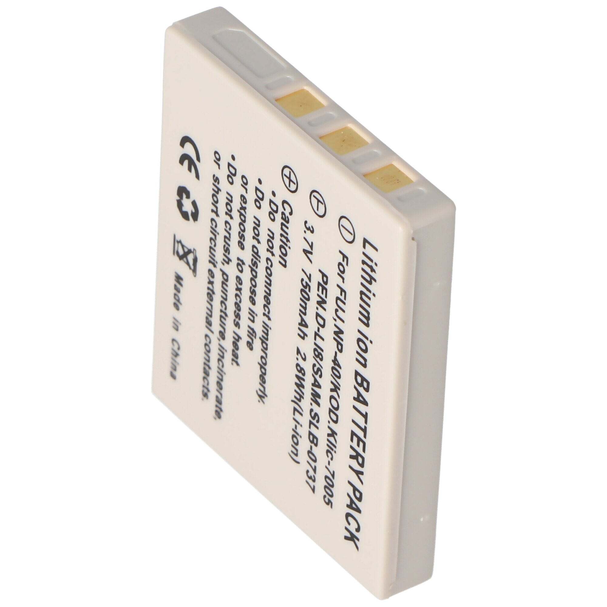 ACCUCELL AccuCell-batterij geschikt voor Kodak Klic-7005, EasyShare C763