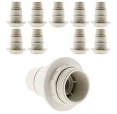 Zenitech Fitting E14, thermoplast, enkel zwart
