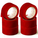 OFITURIA Cinta Adhesiva, Rojo, 66 mt x 48 mm (6 und. - Rojo)