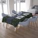 Bonamaison Tafelkleed, Anti-Mold, Sneldrogend, Waterdicht, 100% Polyester Tafellaken, Neon groene rook, 140 x 200 Cm
