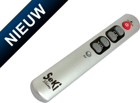 Seki Slim Universele afstandsbediening - Zilver