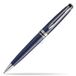 Waterman Expert balpen, blauwe lak met palladium details, medium punt, blauwe inkt, geschenkset