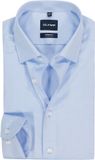 OLYMP Luxor modern fit overhemd - niet doorschijnend twill - lichtblauw - Strijkvrij - Boordmaat: 44 (EU maat: XL)