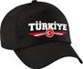 Bellatio Decorations Turkije / Turkiye Pet - Baseballcap - Zwart - Volwassenen
