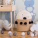 A.S. Création ACROBATISCHE BEERTJES BEHANG | Kinderkamer - blauw grijs wit