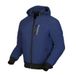 Modeka Clarke veste de moto imperméable en textile, bleu, taille XL