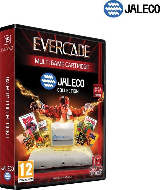 Evercade - Jaleco Cartridge 1 - 10 Games - Standard Edition - SNES Cartridge