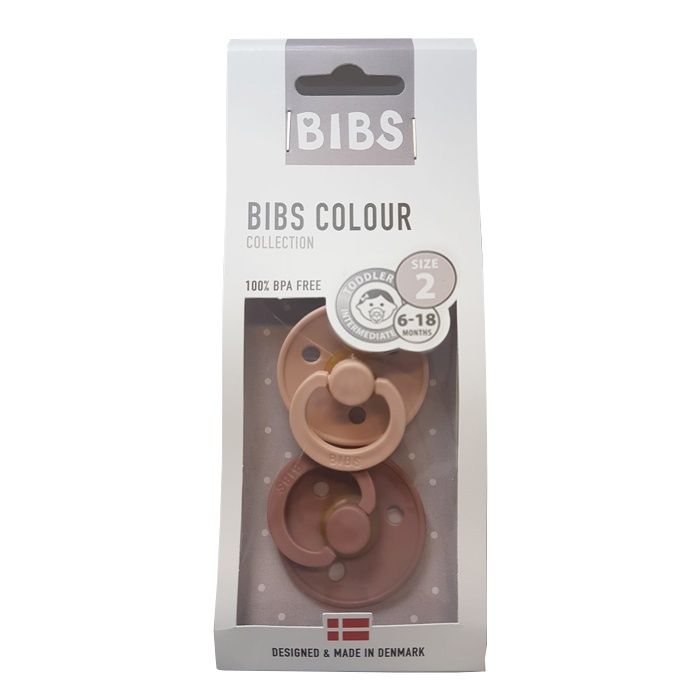 BIBS 2 Girl Blush Fopspeen - 5713795120185