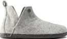 Birkenstock Andermatt pantoffels lamsvel grijs uni