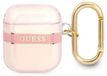 Guess TPU Printed Stripe Case pour Apple Airpods 1 & 2 - Rose