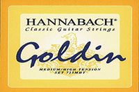 Hannabach Klassieke gitaarsnaren Serie 725 Medium/High Tension Goldin - 3er Diskant Satz Carbon - 7258MHTC