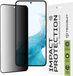 Techsuit Privacy Full Cover Impact Protection Screenprotector pour Samsung Galaxy S22/S23 - Noir