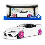 1:18 Toyota GR Supra Liberty Walk Body Kit Wit Roze 2025