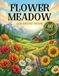 Flower Meadow Coloring Book