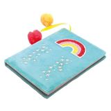 CAMPUS UNIVERSITY Notitieboeken, 130 x 180 cm, stof, 64 uur, 80 g, regenboog